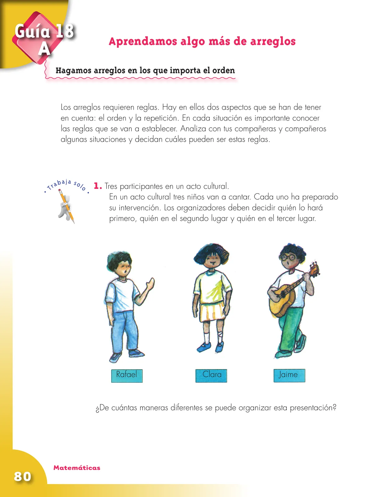 Página 80 de Matematica 5° · Cartilla 03