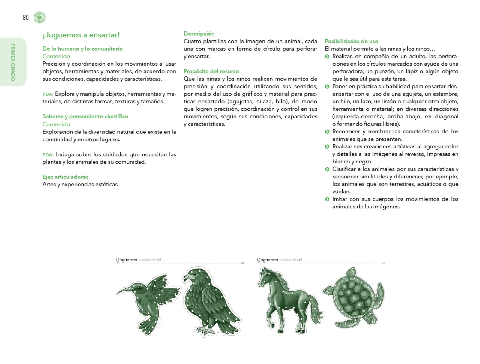 Página 87 de Posibilidades de trabajo para la acción transformadora y el codiseño. Ficheros. Fase 2  Libro de Educación Preescolar Grado 1°, 2°, 3°  Ciclo Escolar 2025 - 2026