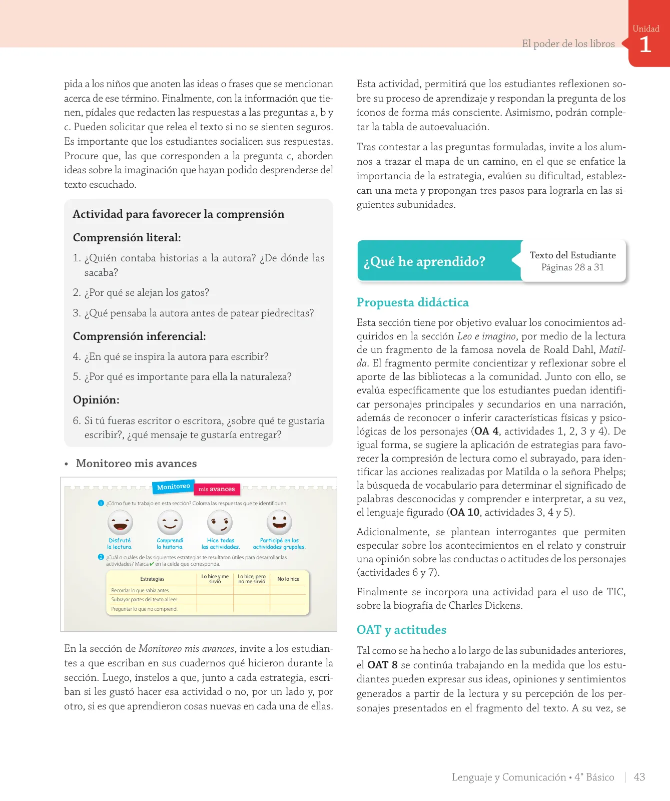 Miniatura página 45 de Lenguaje y Comunicación – Cuarto Básico | Texto del Estudiante MINEDUC – Descargar PDF · 2024