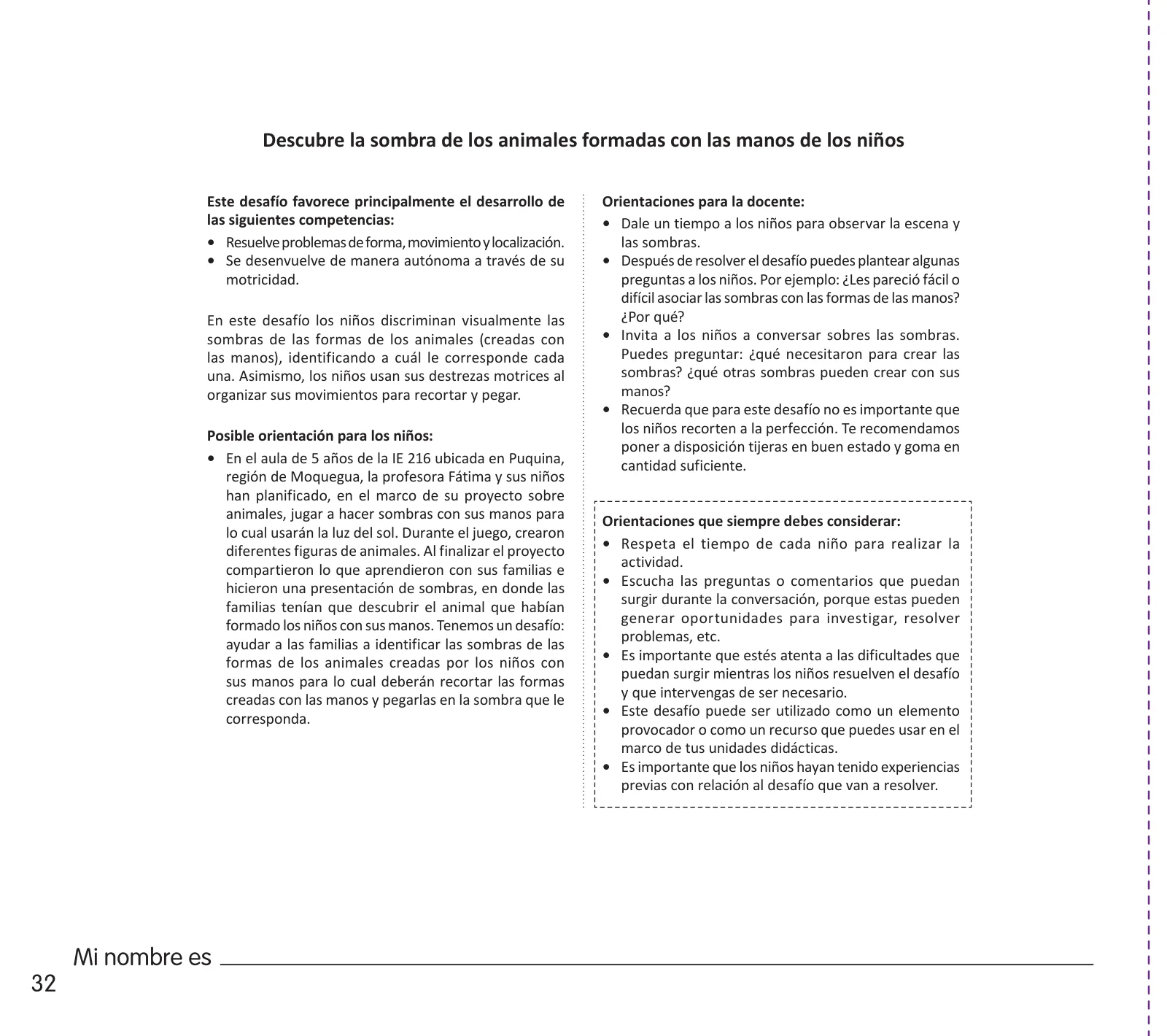 Miniatura página 34 de Crea, resuelve y aprende. Material impreso para niñas y niños de 5 años · 2024