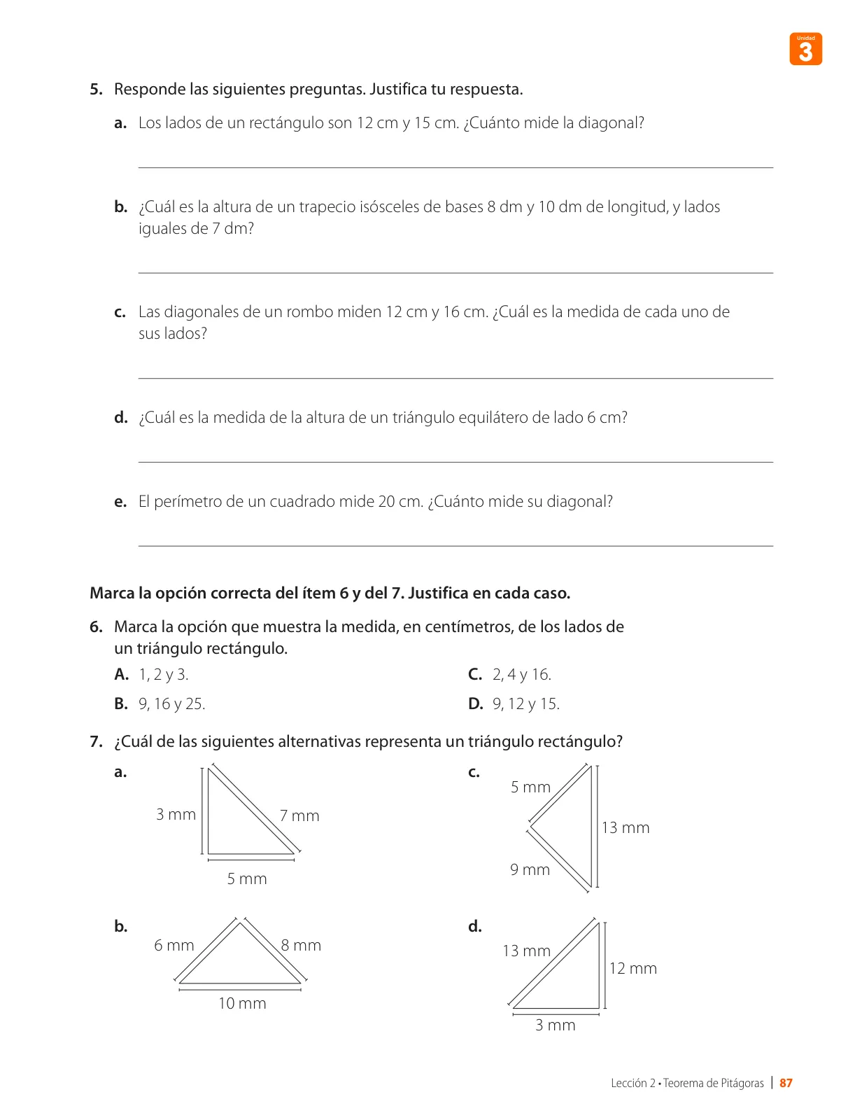 Página 89 de Matemática – Octavo Básico | Texto del Estudiante MINEDUC – Descargar PDF · 2024