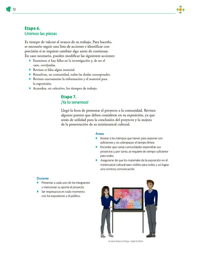 Página 71 de Colección Nanahuatzin. Nuestro libro de Proyectos. Tomo II. Libro de Educación Telesecundaria Grado 3° Ciclo Escolar 2025 - 2026