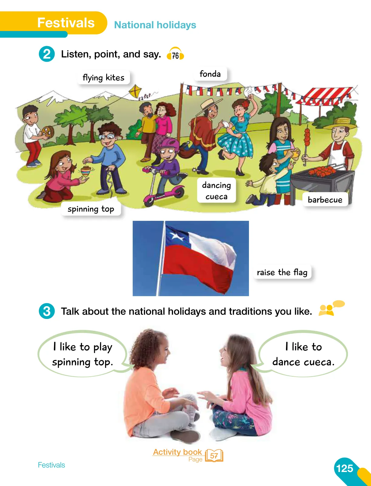 Miniatura página 127 de Inglés – Segundo Básico | Texto del Estudiante MINEDUC – Descargar PDF · 2024