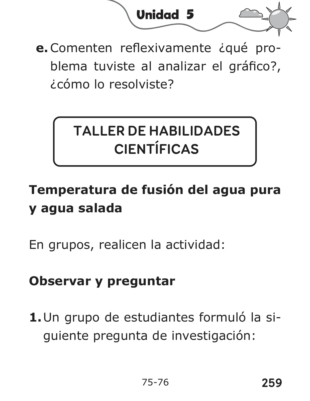 Miniatura página 259 de Libro de Ciencias Naturales – Quinto Básico | Texto del Estudiante MINEDUC – Descargar PDF · 2024