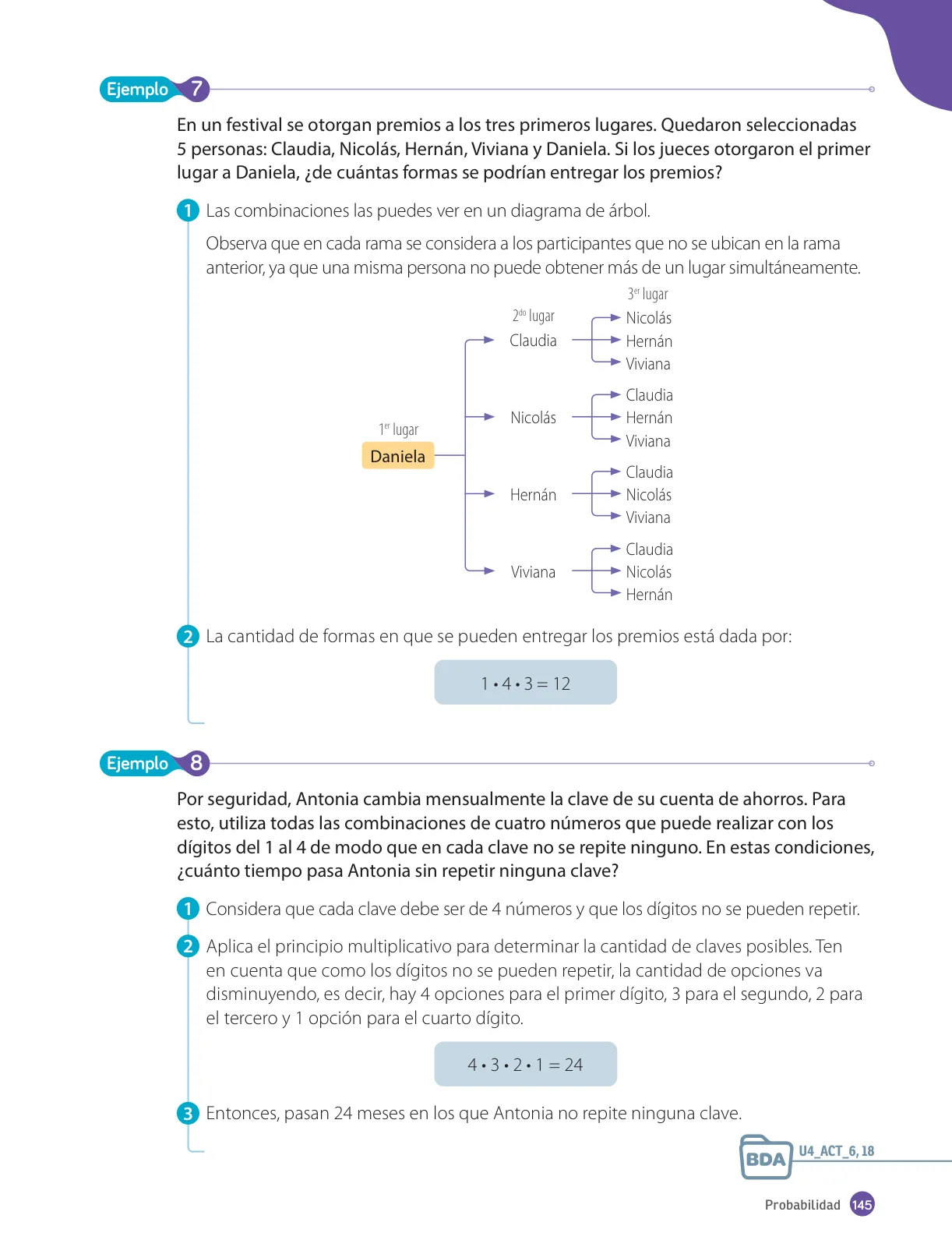 Miniatura página 147 de Matemática – Octavo Básico | Texto del Estudiante MINEDUC – Descargar PDF · 2024
