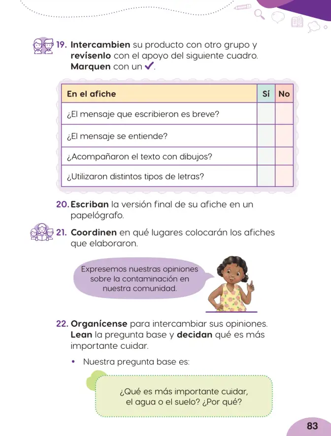 Página 85 de Cuadernillo de Comunicación 2. Segundo grado de Primaria · 2024