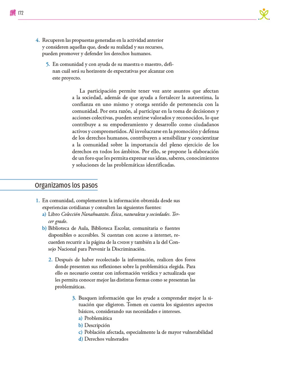 Página 173 de Colección Nanahuatzin. Nuestro libro de proyectos. Libro de Educación Secundaria Grado 3° Ciclo Escolar 2025 - 2026