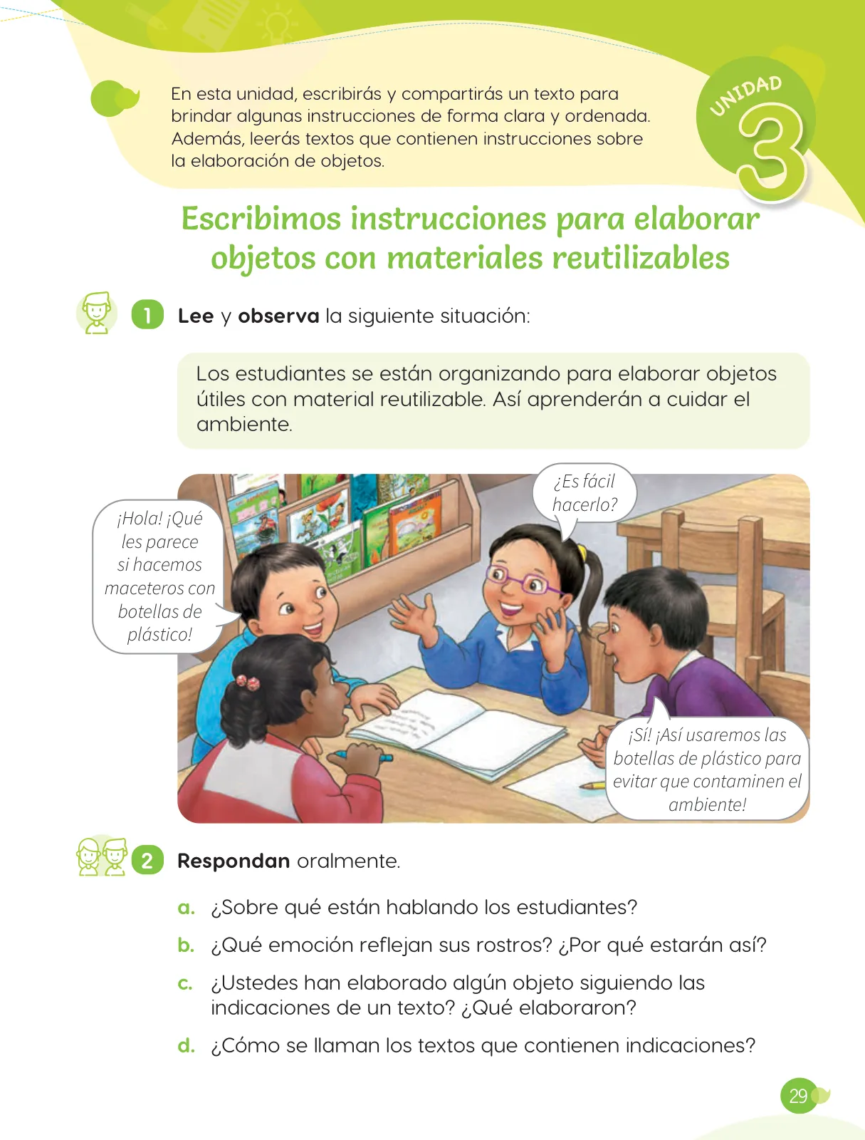 Página 31 de Cuadernillo de Comunicación 3, tercer grado de Primaria · 2023