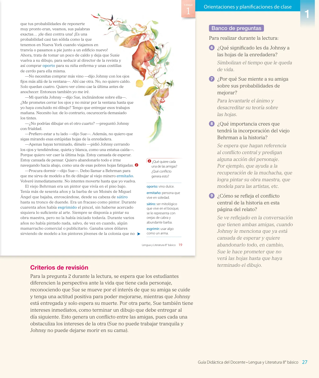 Página 29 de Lengua y Literatura – Octavo Básico | Texto del Estudiante MINEDUC – Descargar PDF · 2024