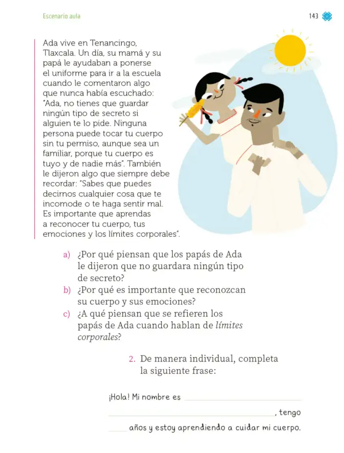 Página 144 de Proyectos de Aula. Libro de Educación Primaria Grado 1° Ciclo Escolar 2025 - 2026