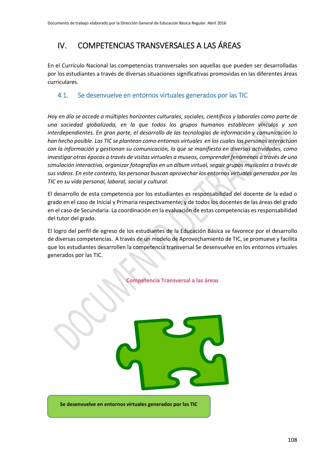 Miniatura página 108 de Programa curricular de Educación Inicial · 2016