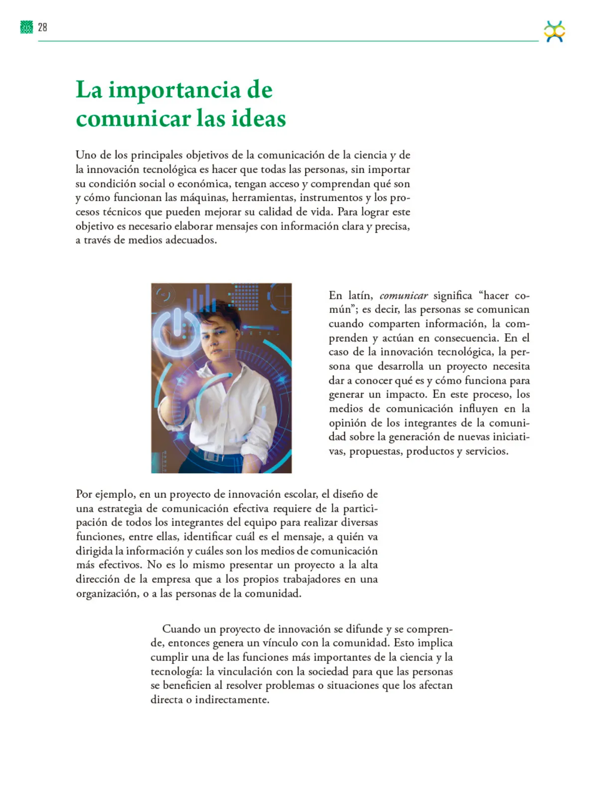 Miniatura página 29 de Colección Nanahuatzin. De lo humano y lo comunitario.   Libro de Educación Telesecundaria Grado 3°  Ciclo Escolar 2025 - 2026
