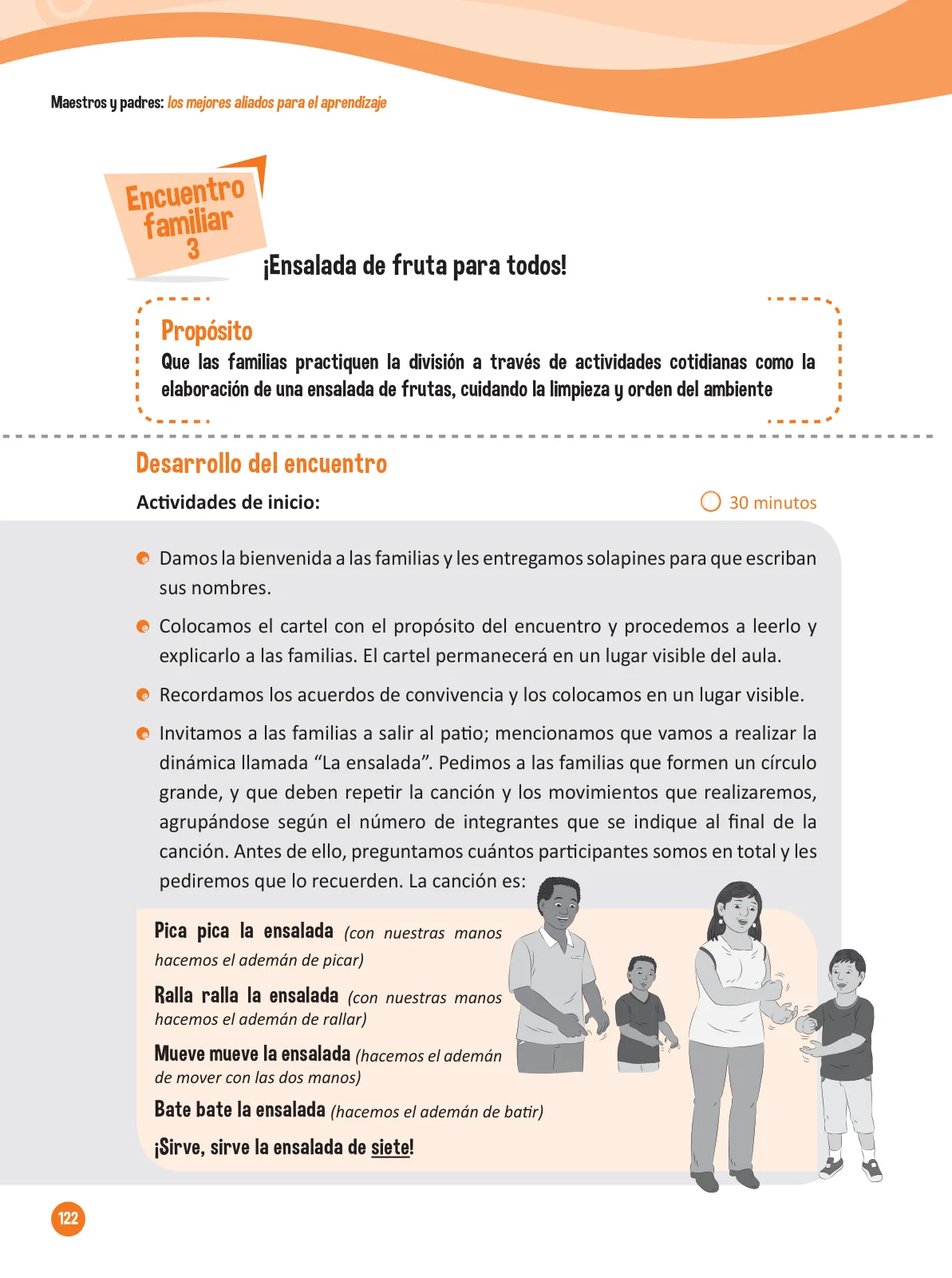Miniatura página 124 de Guía para el trabajo docente con las familias del ciclo IV de Primaria · 2016