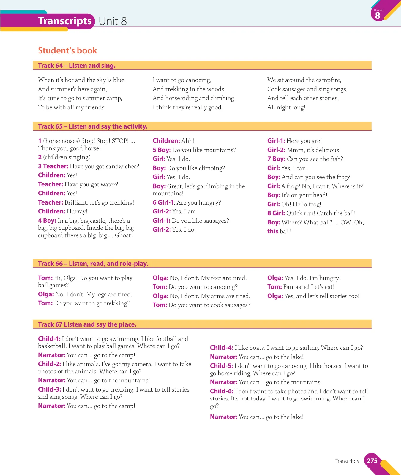 Miniatura página 139 de Inglés – Cuarto Básico | Texto del Estudiante MINEDUC – Descargar PDF · 2024