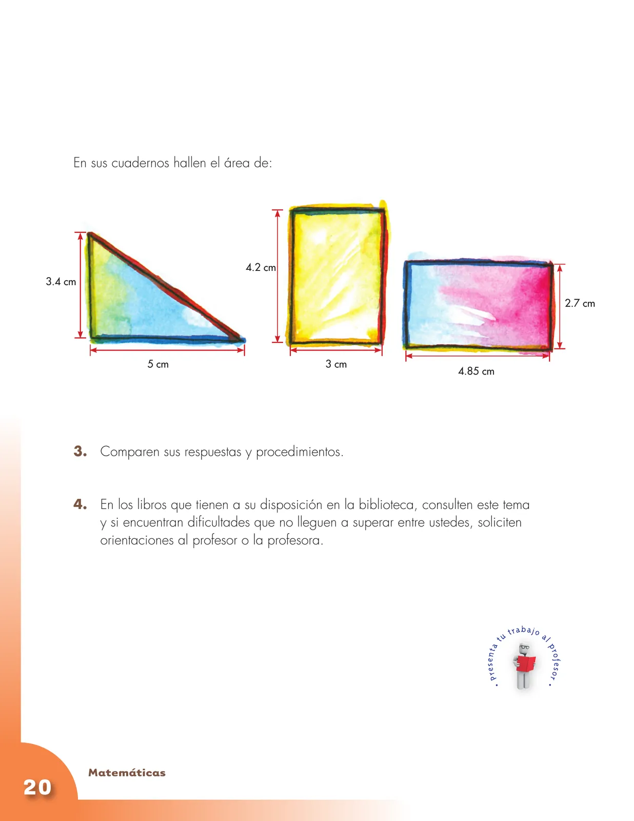 Miniatura página 20 de Matematica 5° · Cartilla 03