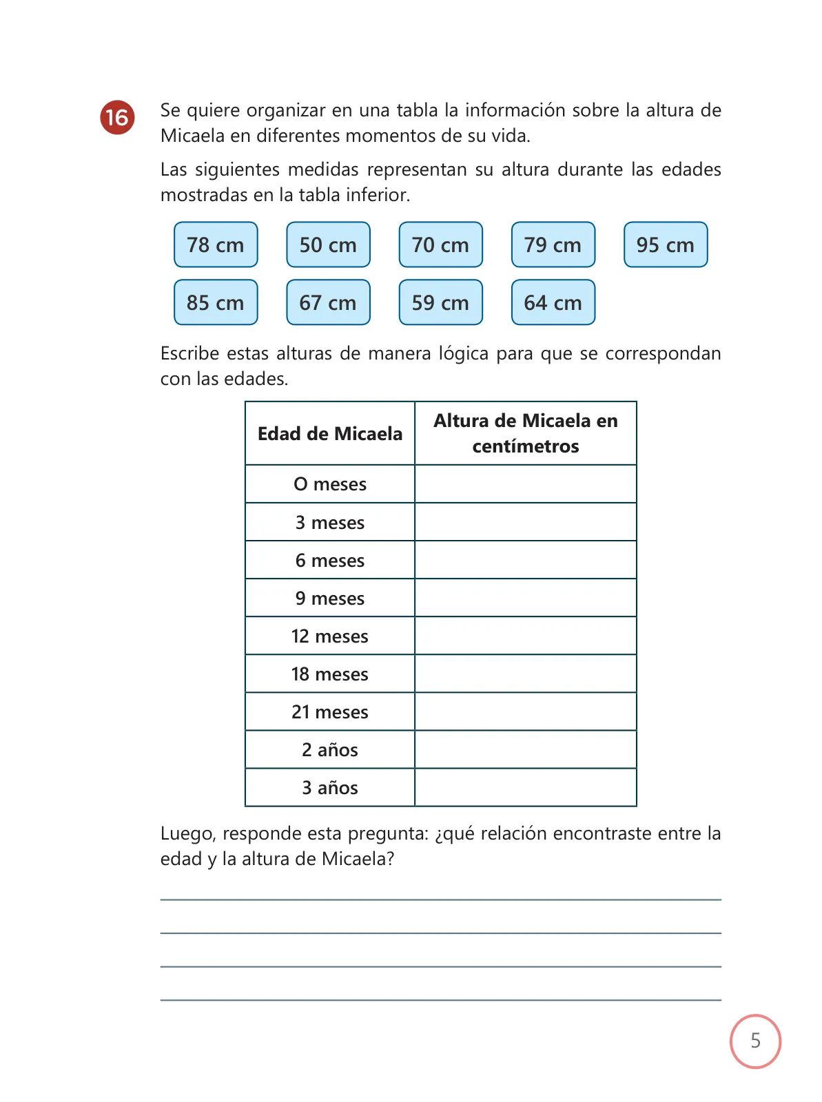 Página 5 de Kit de evaluación Proceso 2 Demostrando lo que aprendimos : Matemática, segundo trimestre, ﻿Cuarto grado - Primaria · 2019