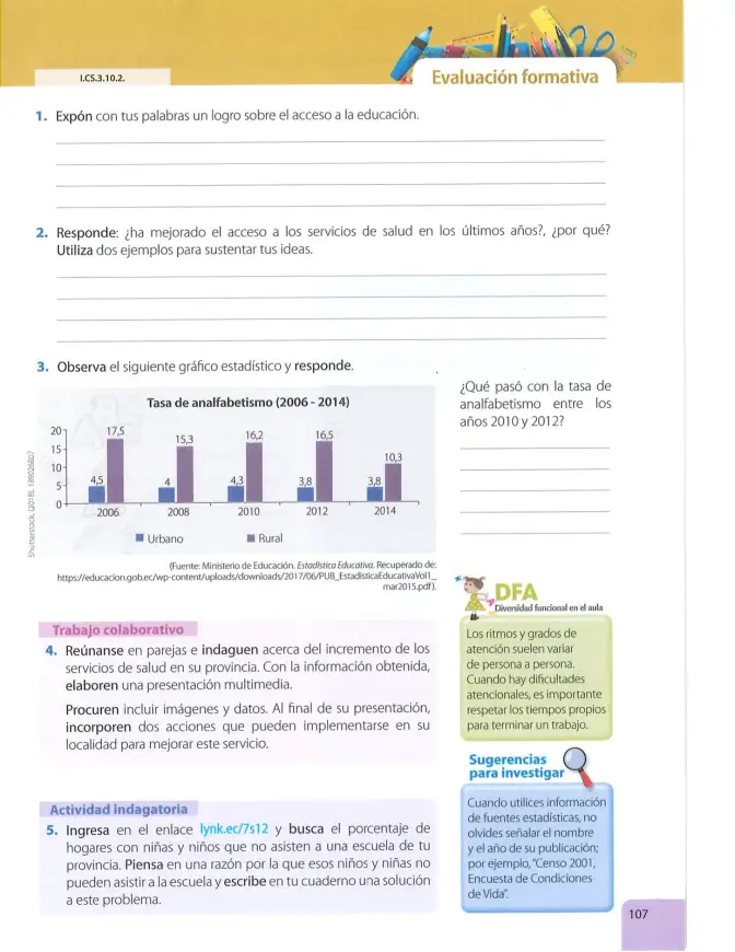 Página 108 de Estudios Sociales 7° · 2025