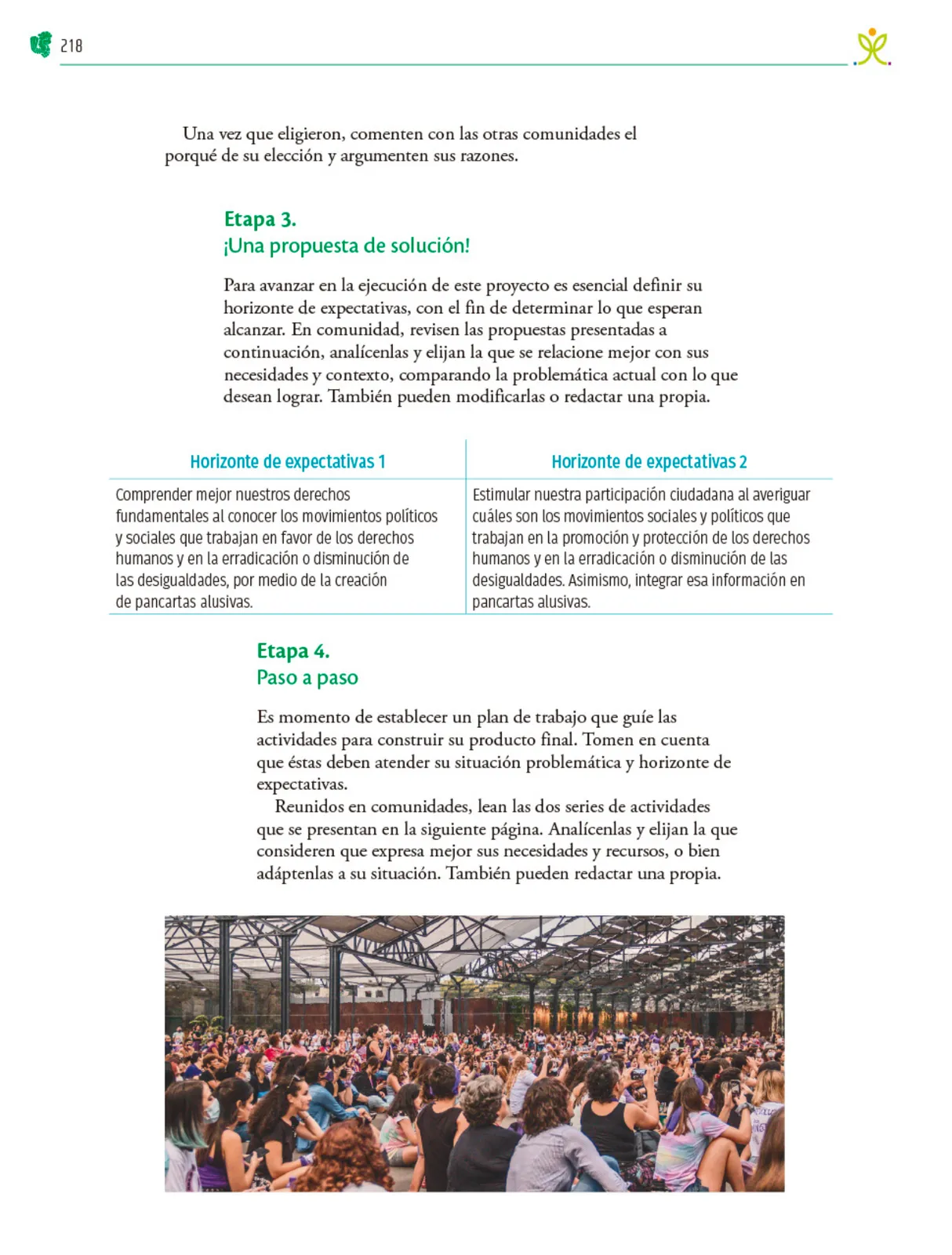 Miniatura página 219 de Colección Nanahuatzin. Nuestro libro de Proyectos.  Tomo III.  Libro de Educación Telesecundaria Grado 3°  Ciclo Escolar 2025 - 2026