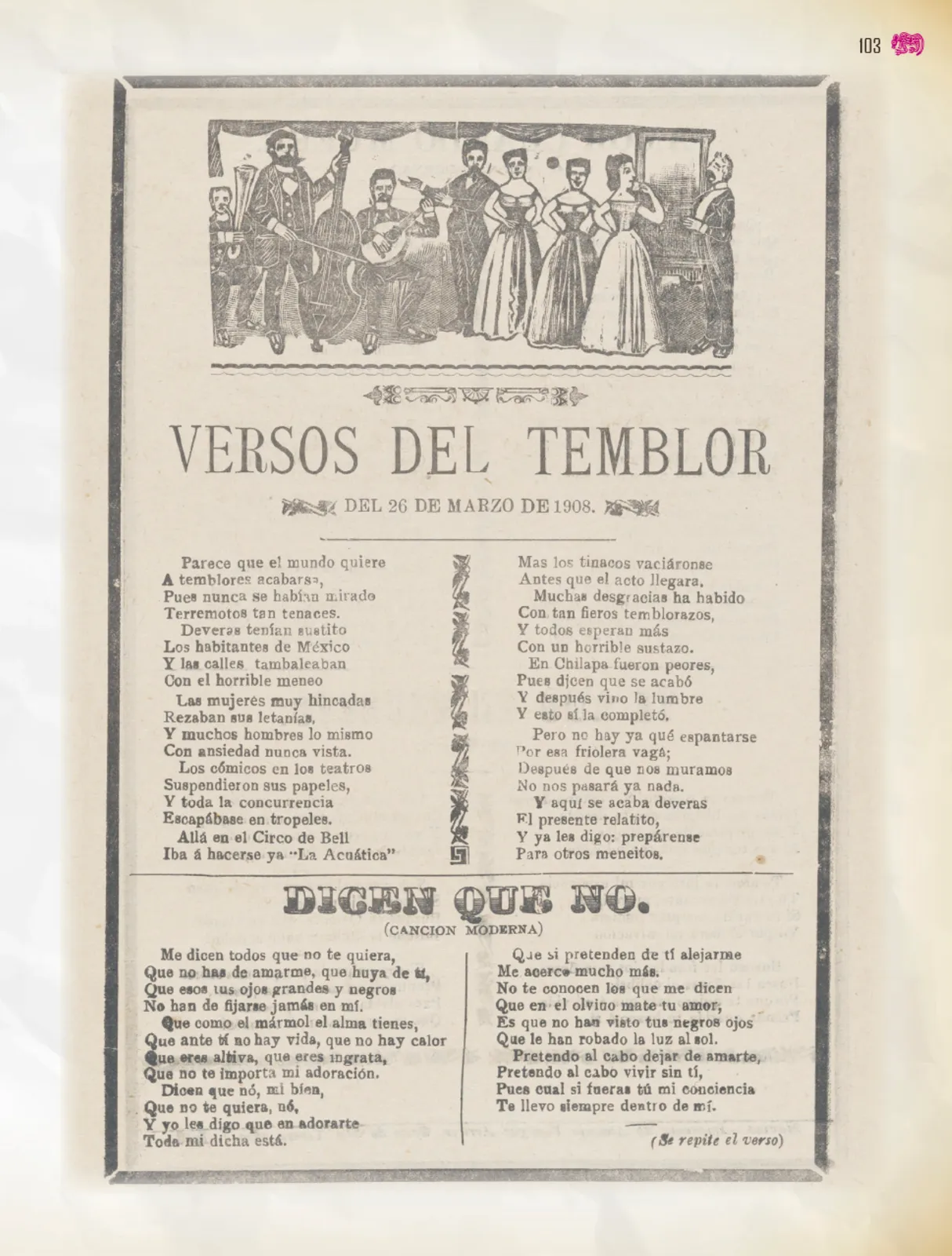 Miniatura página 104 de Colección Sk´asolil. Múltiples lenguajes.   Libro de Educación Secundaria Grado 2°  Ciclo Escolar 2025 - 2026