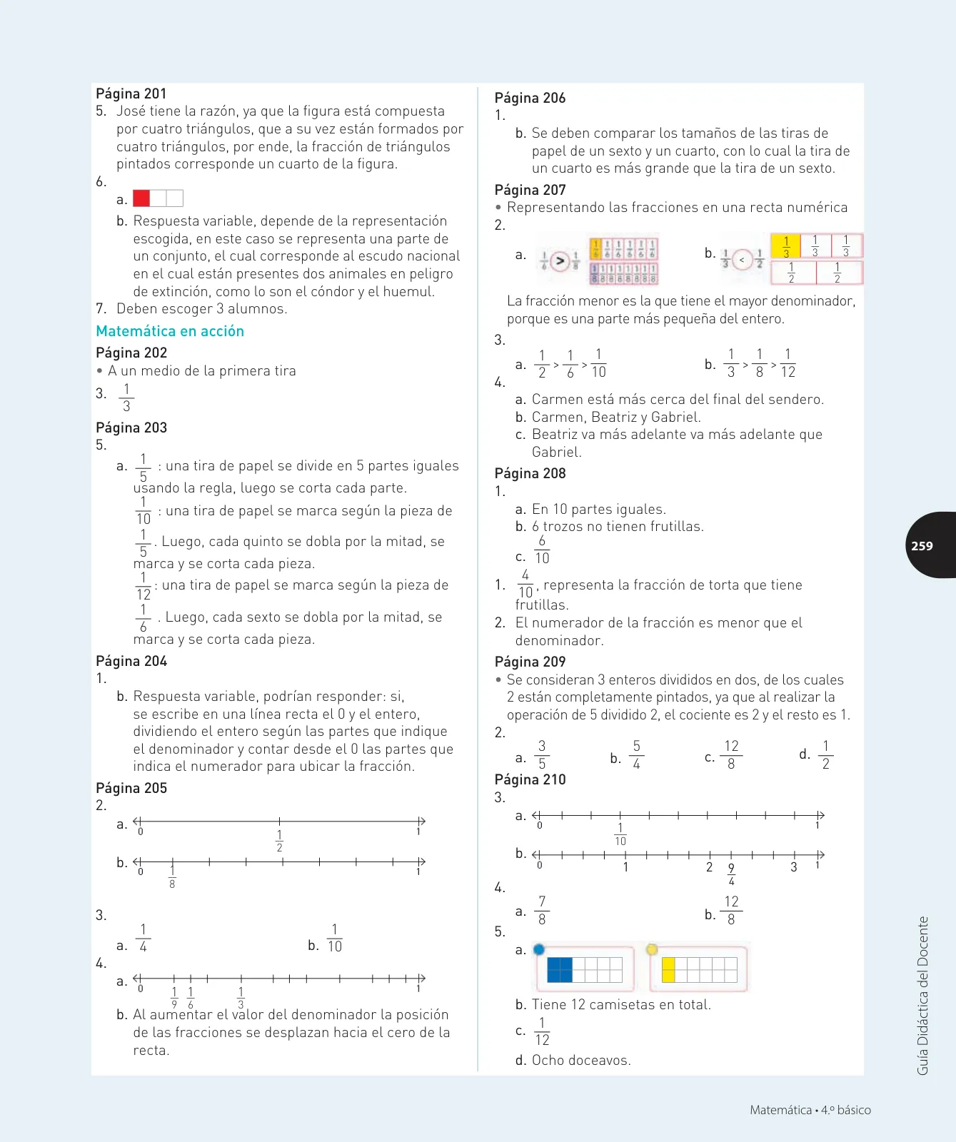 Página 274 de Matemática – Cuarto Básico | Texto del Estudiante MINEDUC – Descargar PDF · 2024