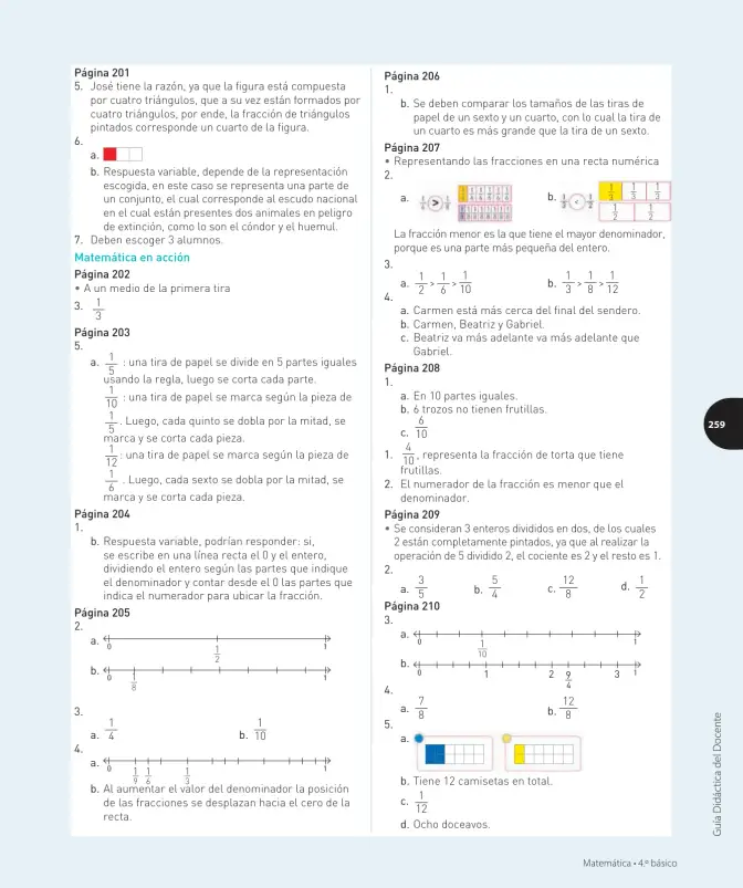 Página 274 de Matemática – Cuarto Básico | Texto del Estudiante MINEDUC – Descargar PDF · 2024
