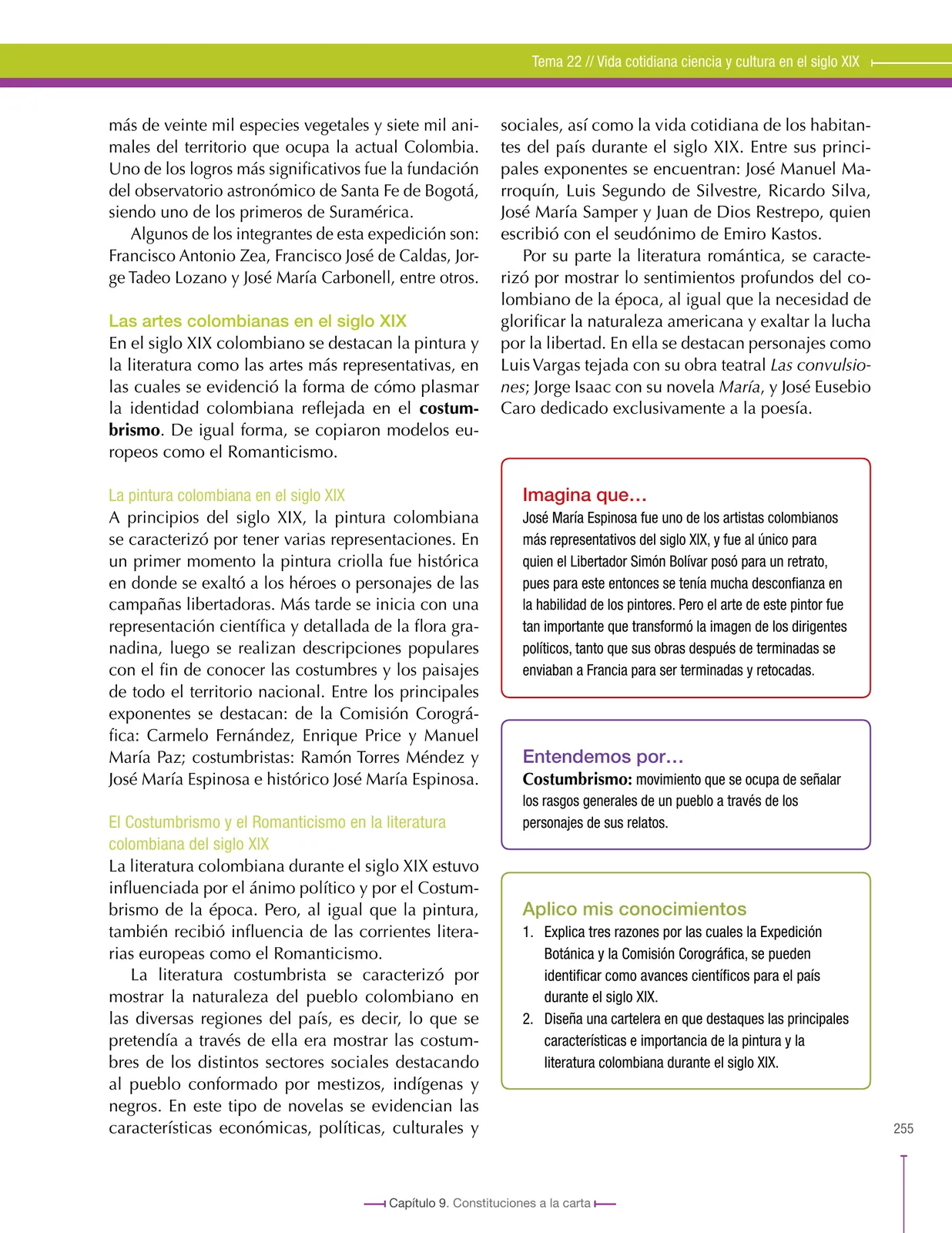 Página 255 de Ciencias Sociales 8° · Secundaria Activa