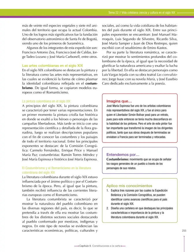 Página 255 de Ciencias Sociales 8° · Secundaria Activa