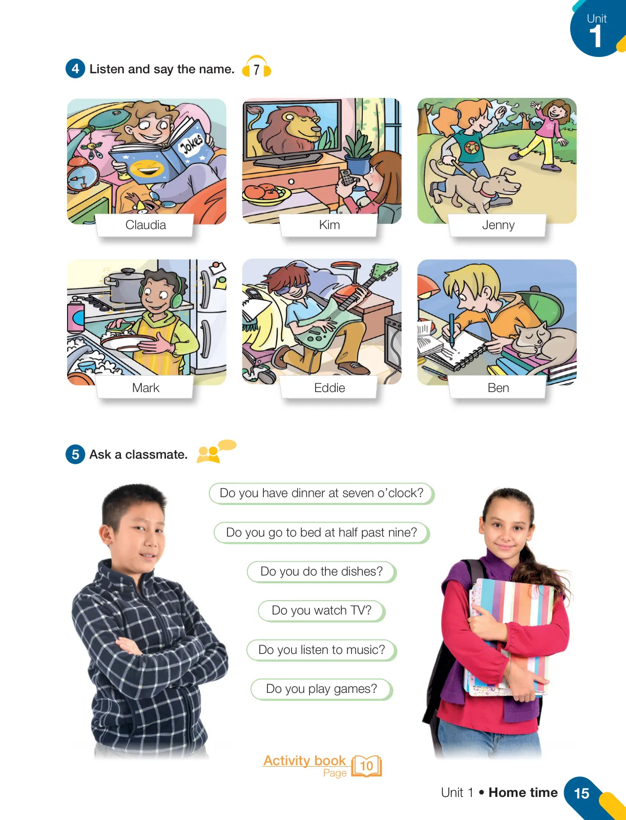 Miniatura página 17 de Inglés – Quinto Básico | Texto del Estudiante MINEDUC – Descargar PDF · 2024