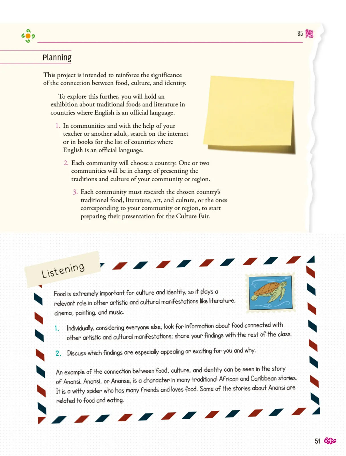 Página 52 de Uérakua anapu uantakua. Projects and Readings Libro de Educación Secundaria Grado 1° Ciclo Escolar 2025 - 2026
