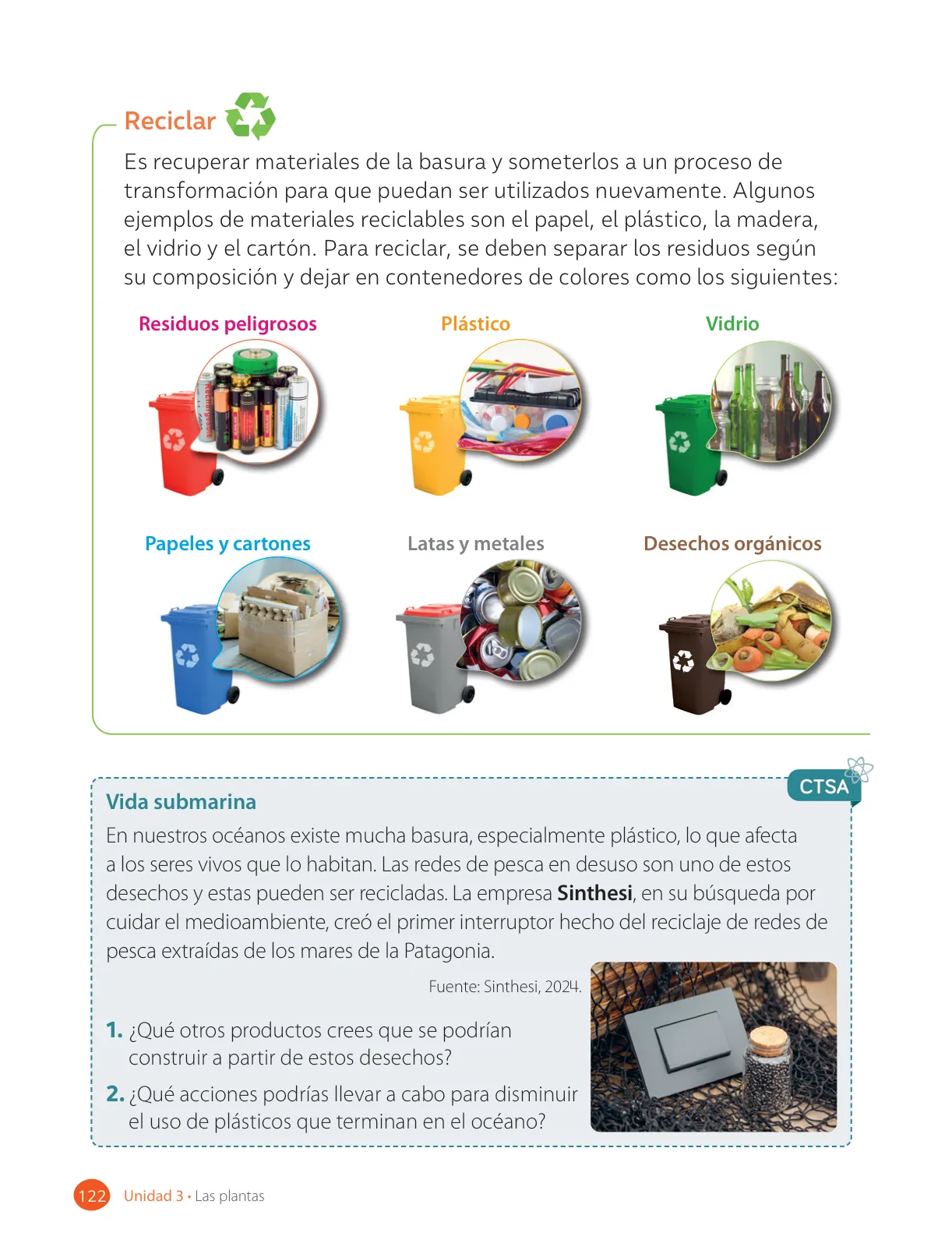 Miniatura página 124 de Ciencias Naturales – Tercero Básico | Texto del Estudiante MINEDUC – Descargar PDF · 2024