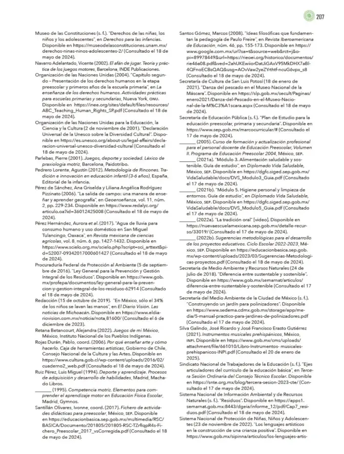 Página 208 de Modalidades de trabajo para la acción transformadora y el codiseño Libro de Educación Preescolar Grado 1°, 2°, 3° Ciclo Escolar 2025 - 2026