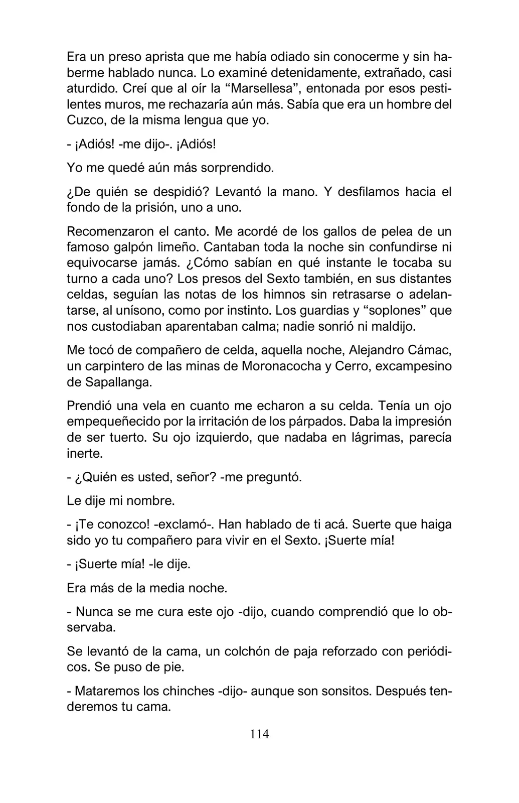 Página 114 de Arguedas, entre el fuego y el amor : textos seleccionados para estudiantes de Educación Básica · 2021