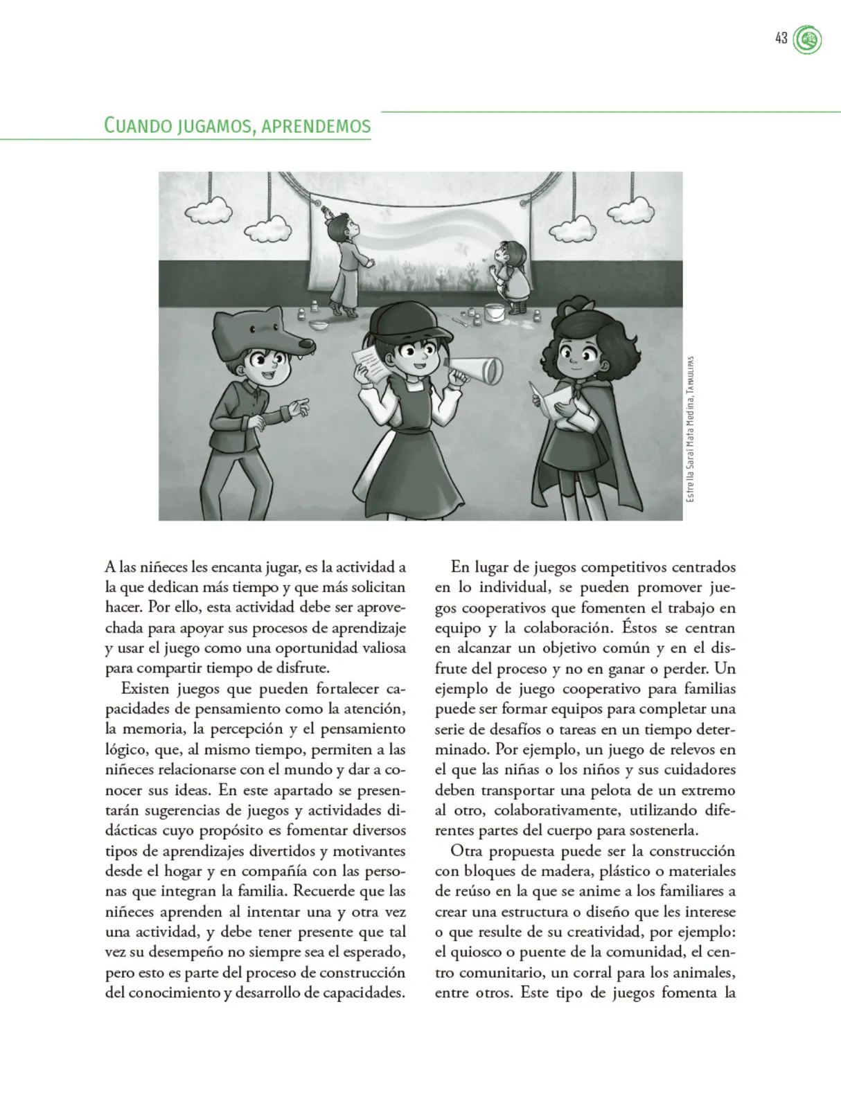 Página 44 de Crianza para la libertad. Libro para las familias. Fase 2  Libro de Educación Preescolar Grado 1°, 2°, 3°  Ciclo Escolar 2025 - 2026