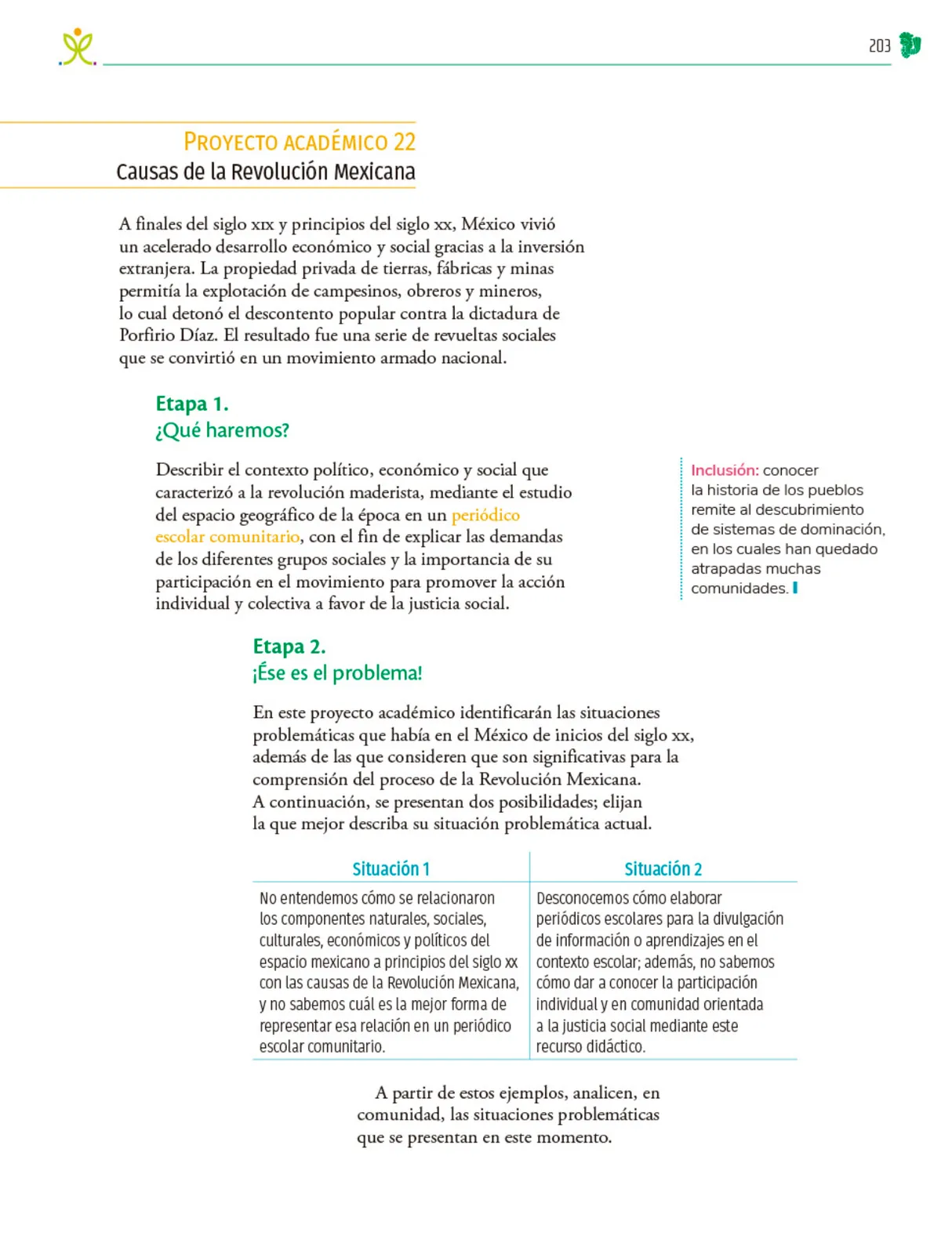 Miniatura página 204 de Colección Sk´asolil. Nuestro libro de Proyectos.  Tomo II.  Libro de Educación Telesecundaria Grado 2°  Ciclo Escolar 2025 - 2026