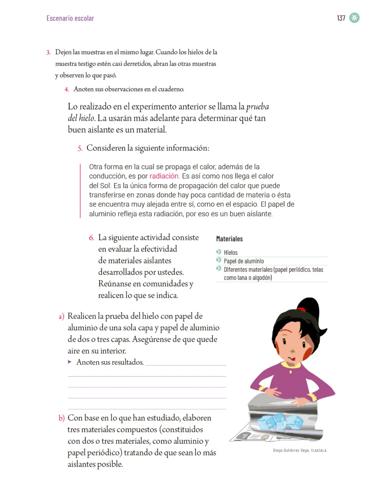 Página 140 de Proyectos Escolares. Libro de Educación Primaria Grado 5° Ciclo Escolar 2025 - 2026