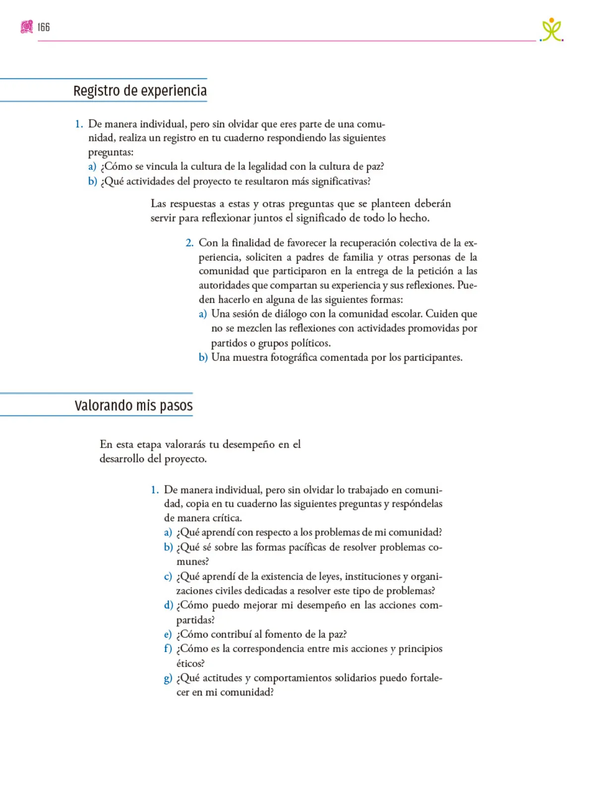 Miniatura página 167 de Colección Nanahuatzin. Nuestro libro de proyectos.   Libro de Educación Secundaria Grado 3°  Ciclo Escolar 2025 - 2026