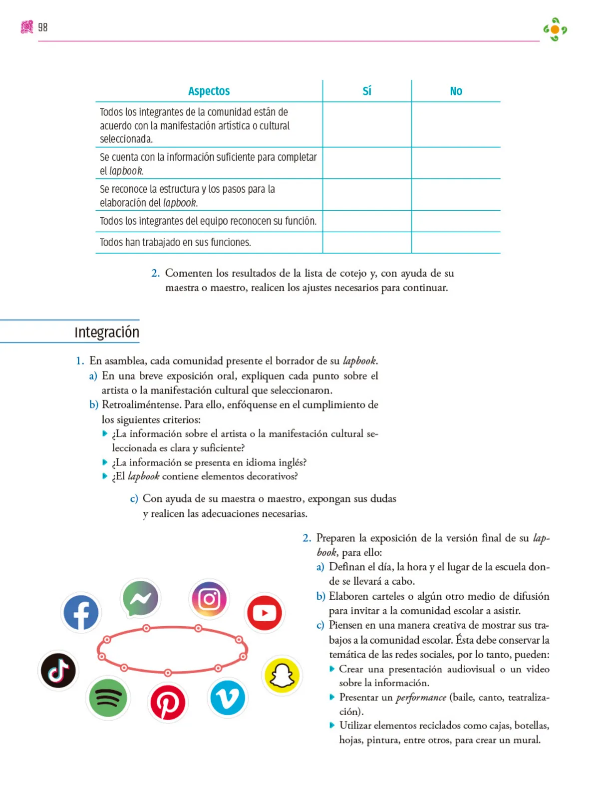Página 99 de Colección Nanahuatzin. Nuestro libro de proyectos. Libro de Educación Secundaria Grado 3° Ciclo Escolar 2025 - 2026