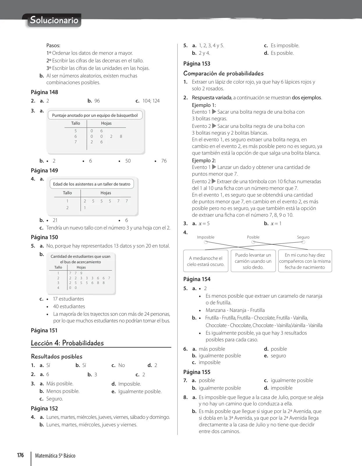 Página 178 de Matemática – Quinto Básico | Texto del Estudiante MINEDUC – Descargar PDF · 2024
