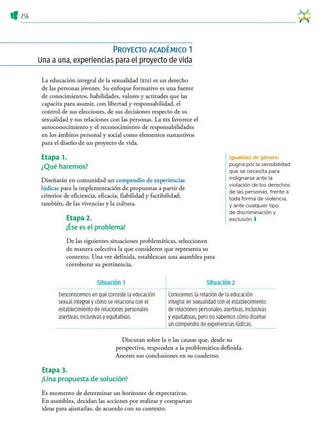 Página 257 de Colección Nanahuatzin. Nuestro libro de Proyectos. Tomo I. Libro de Educación Telesecundaria Grado 3° Ciclo Escolar 2025 - 2026
