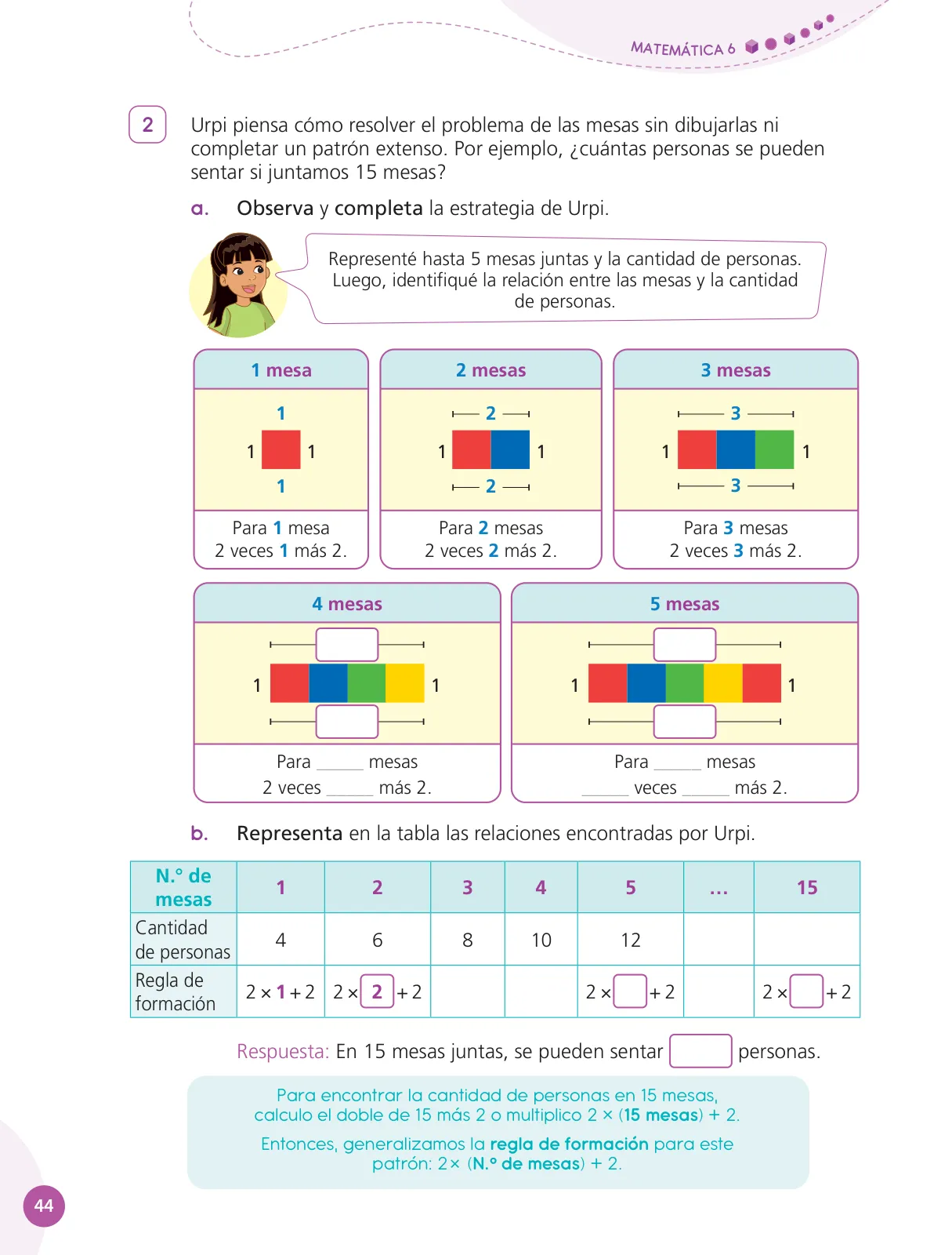Miniatura página 46 de Cuadernillo de Matemática 6, sexto grado de Primaria ﻿ · 2023
