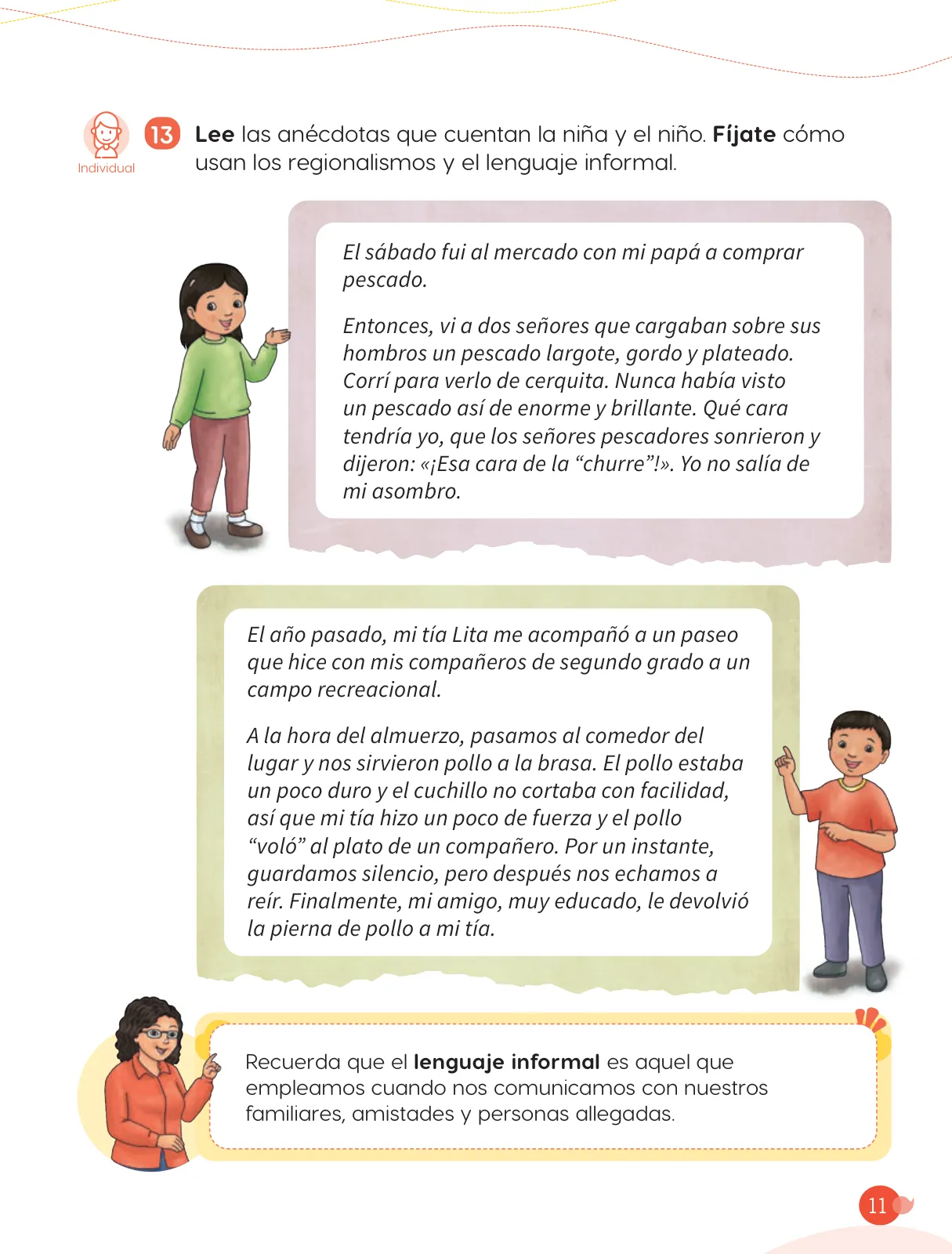 Miniatura página 13 de Cuadernillo de Comunicación 3, tercer grado de Primaria · 2023