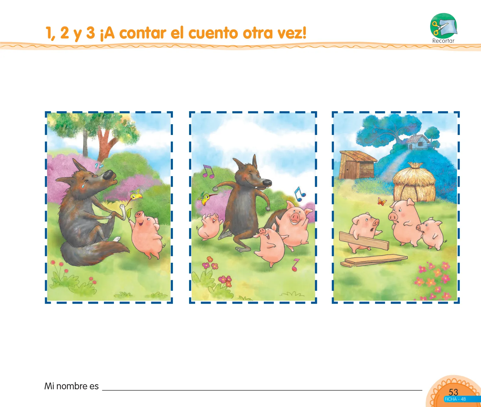 Miniatura página 55 de Aprendemos jugando : cuaderno de trabajo para niños y niñas de 4 años · 2017