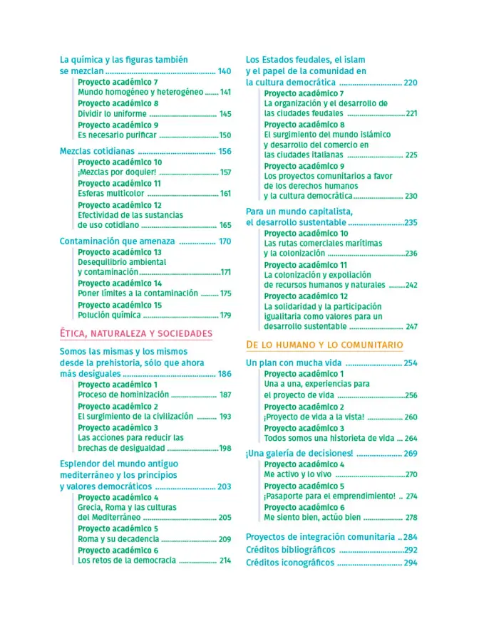 Página 14 de Colección Nanahuatzin. Nuestro libro de Proyectos. Tomo I. Libro de Educación Telesecundaria Grado 3° Ciclo Escolar 2025 - 2026