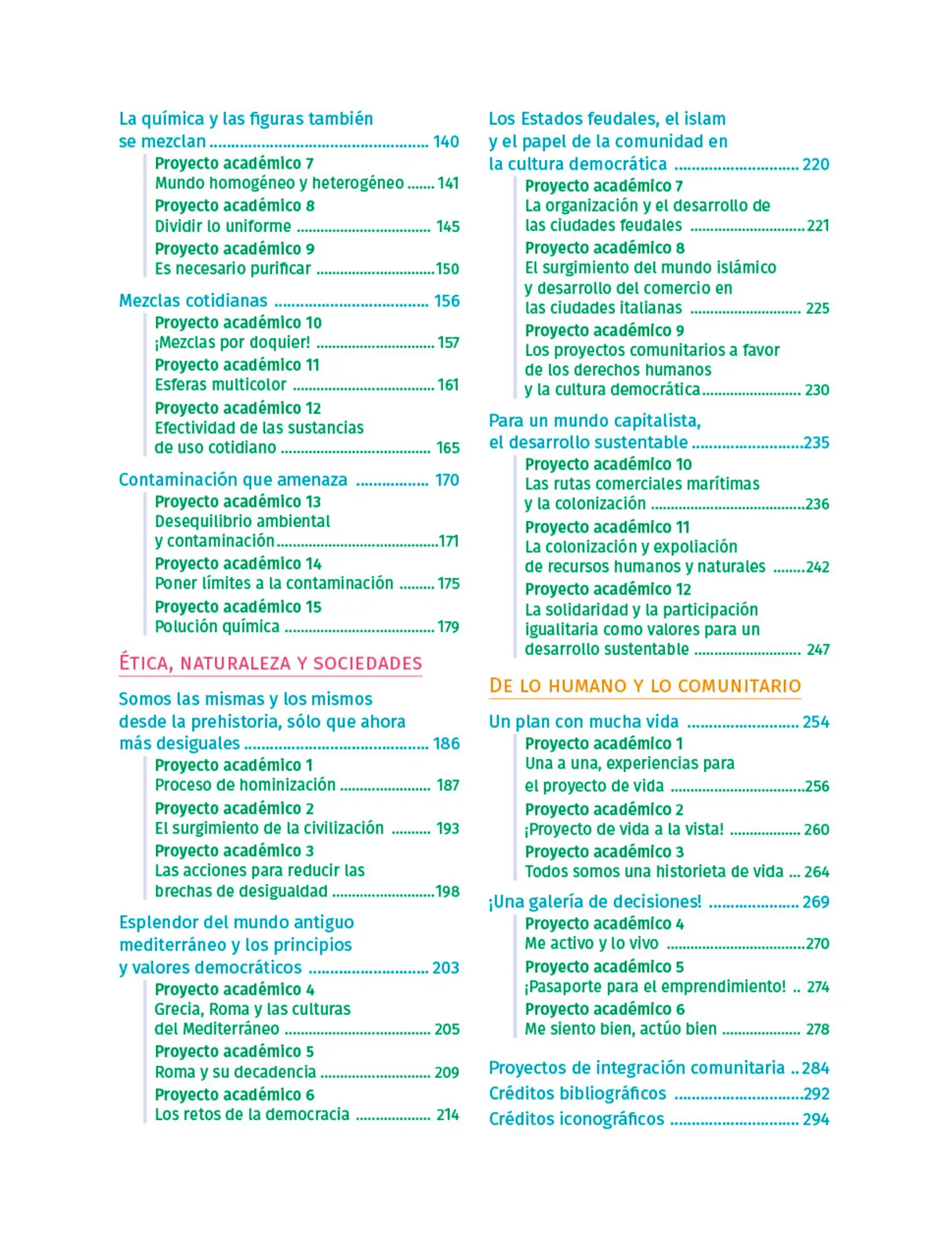 Miniatura página 14 de Colección Nanahuatzin. Nuestro libro de Proyectos. Tomo I.   Libro de Educación Telesecundaria Grado 3°  Ciclo Escolar 2025 - 2026