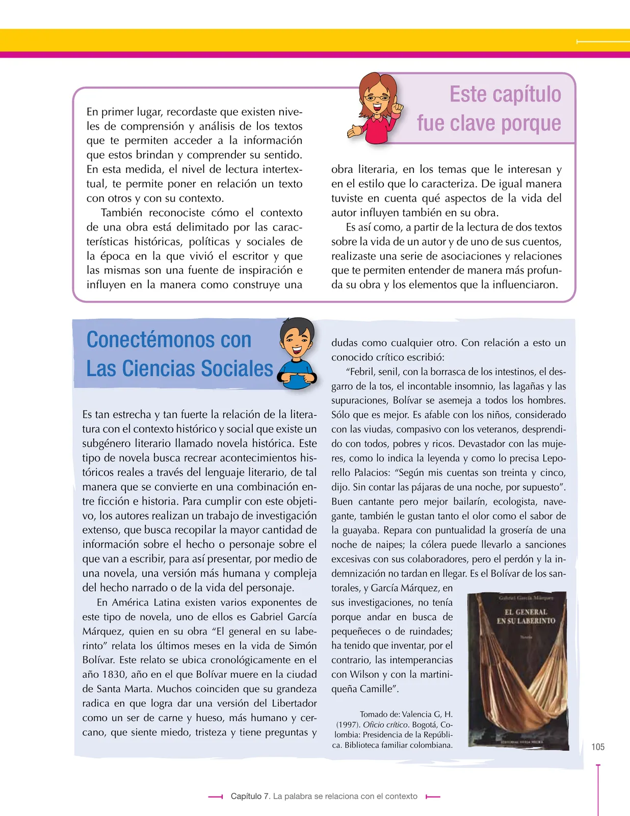 Miniatura página 105 de Lenguaje 9° · Secundaria Activa
