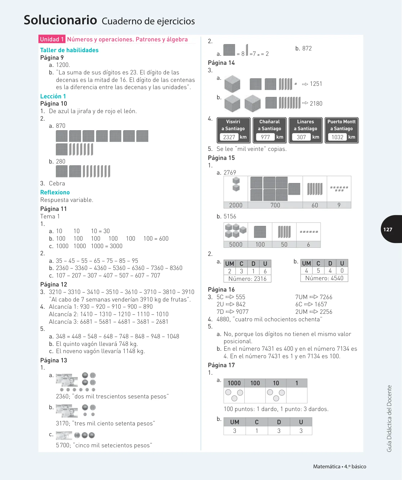 Página 316 de Matemática – Cuarto Básico | Texto del Estudiante MINEDUC – Descargar PDF · 2024