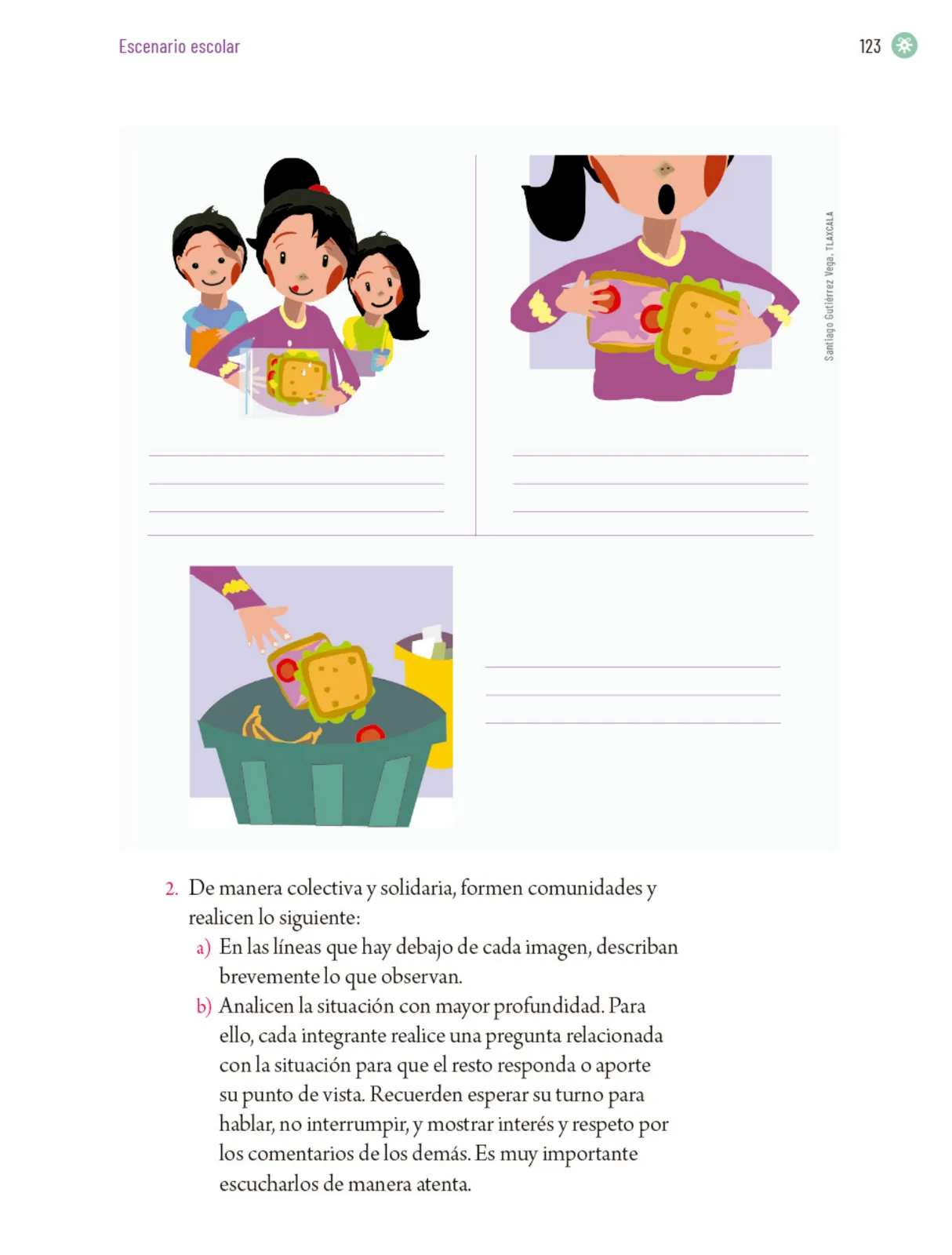 Miniatura página 126 de Proyectos Escolares.   Libro de Educación Primaria Grado 5°  Ciclo Escolar 2025 - 2026