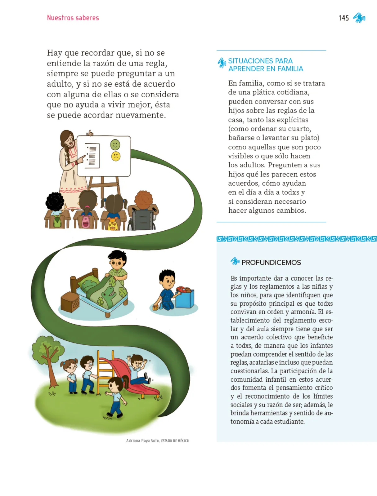 Miniatura página 146 de Nuestros saberes: Libro para alumnos, maestros y familia.   Libro de Educación Primaria Grado 1°  Ciclo Escolar 2025 - 2026