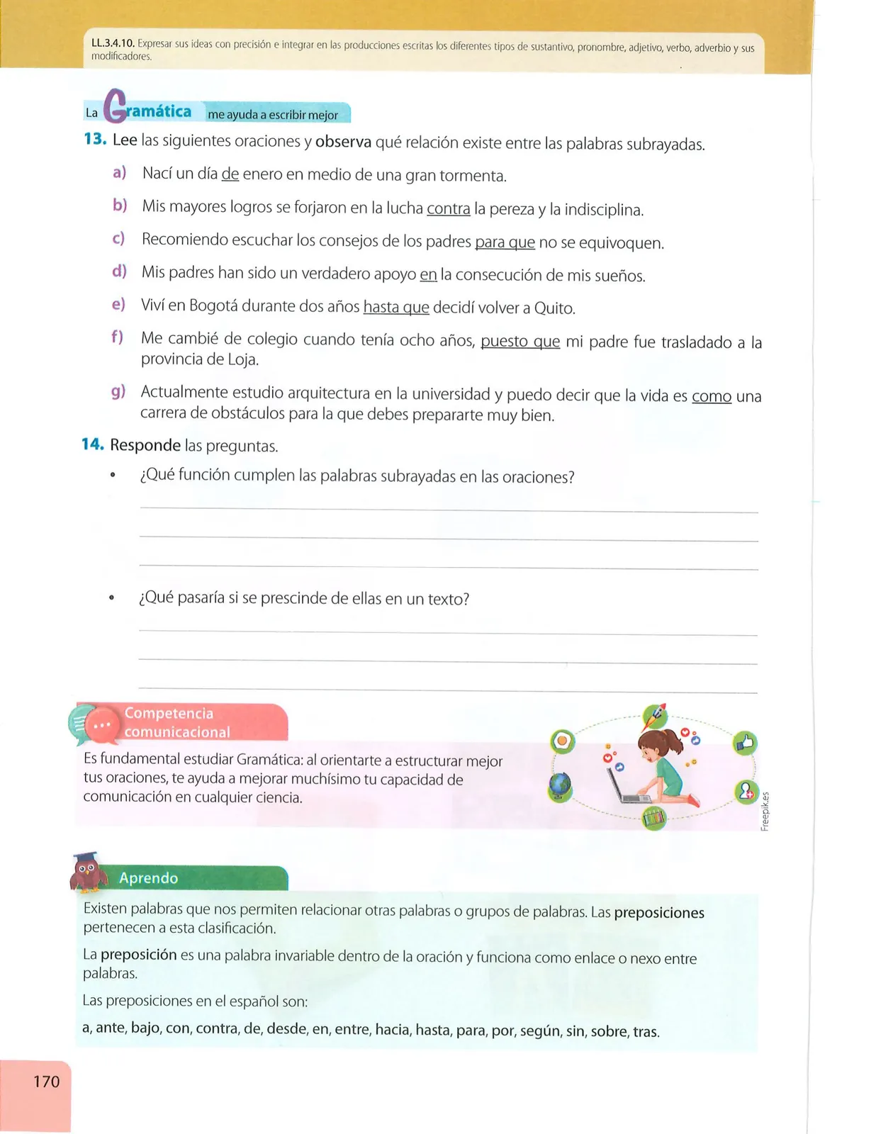 Miniatura página 171 de Lengua Y Literatura · 7 EGB · 2024