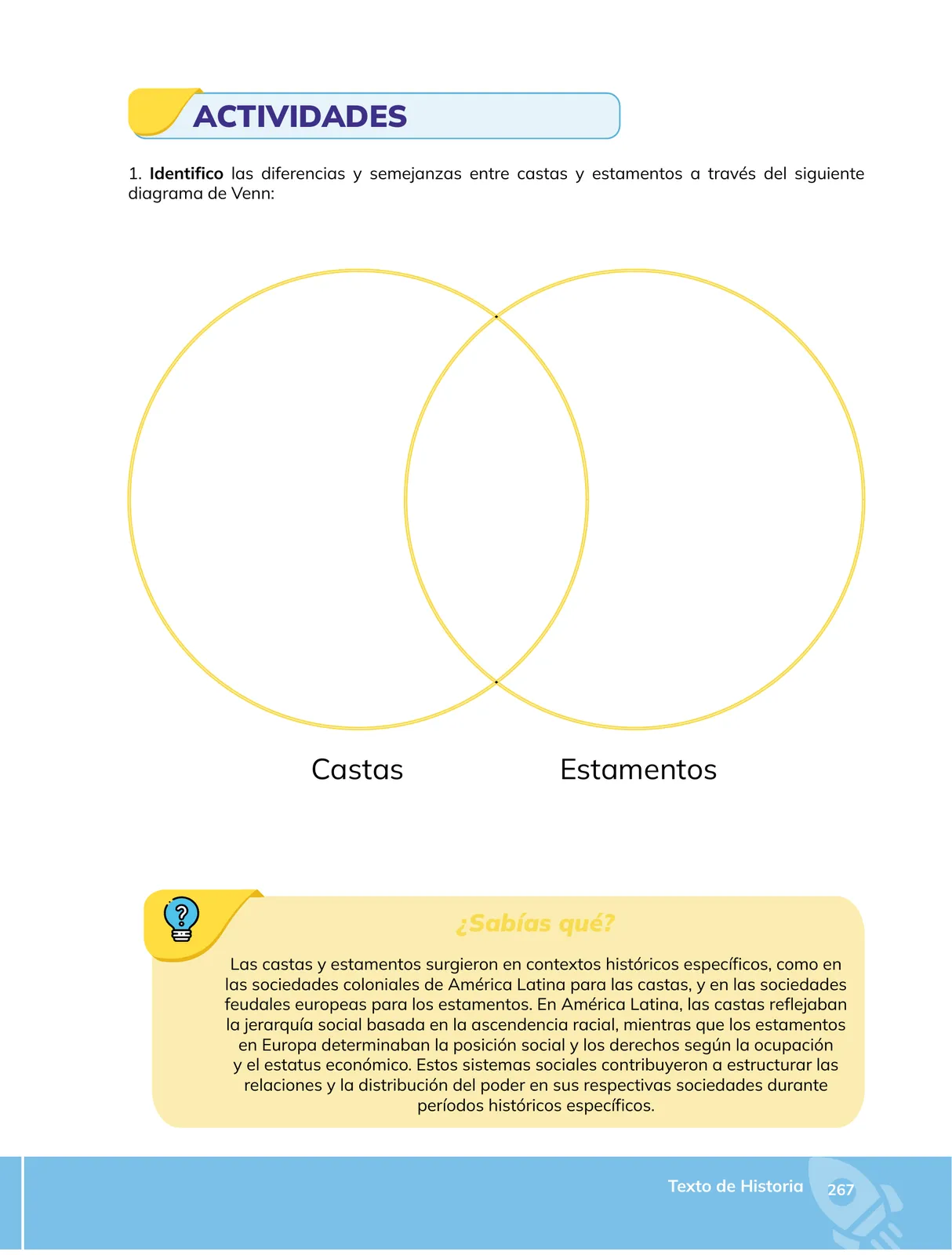 Página 268 de Historia · 1ro BGU · 2024